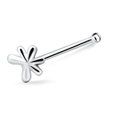 Splash Design Silver Bone Nose Stud NSKD-750 